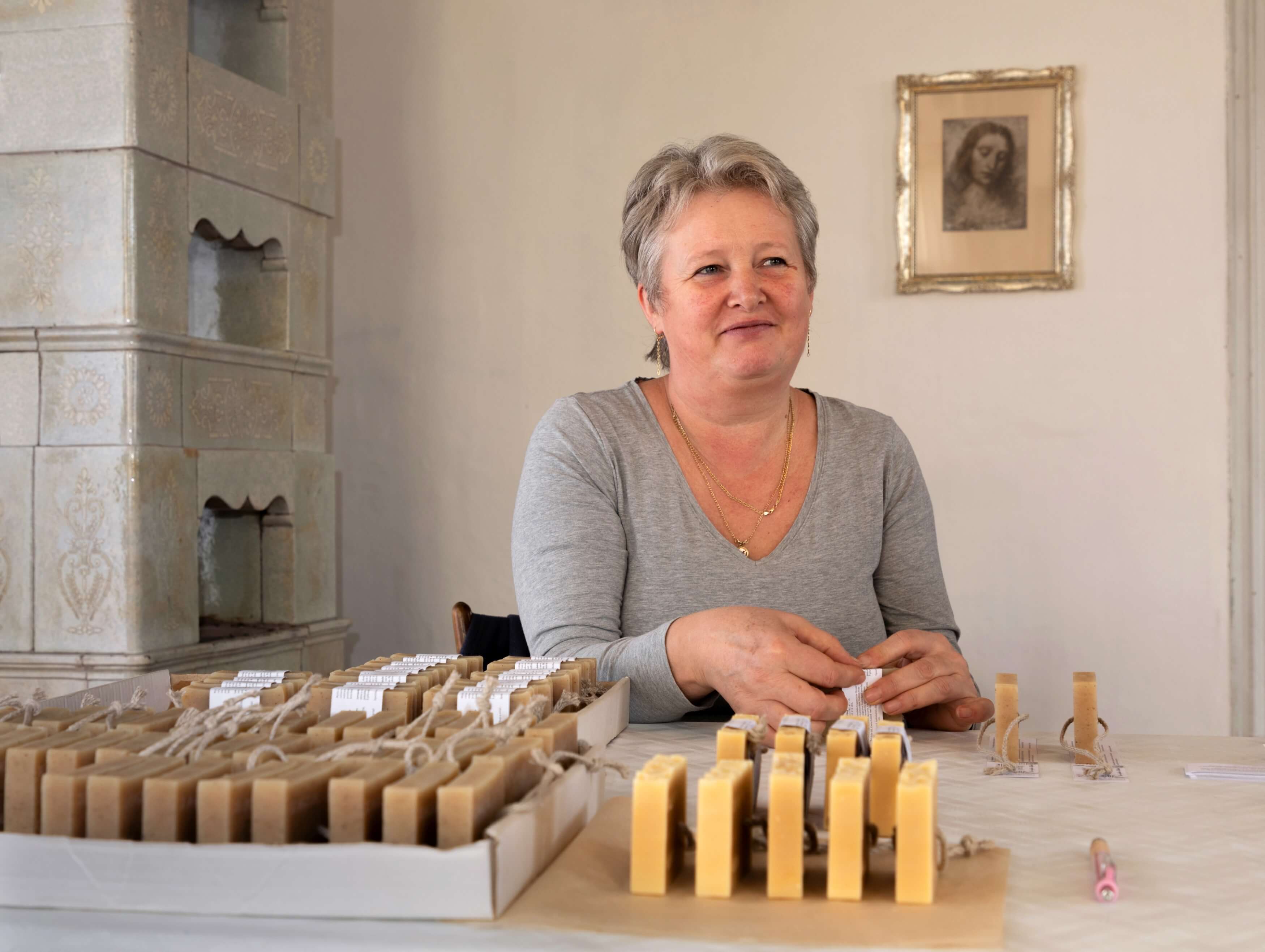 Fotografie - lidé z mýdlárny Koukol