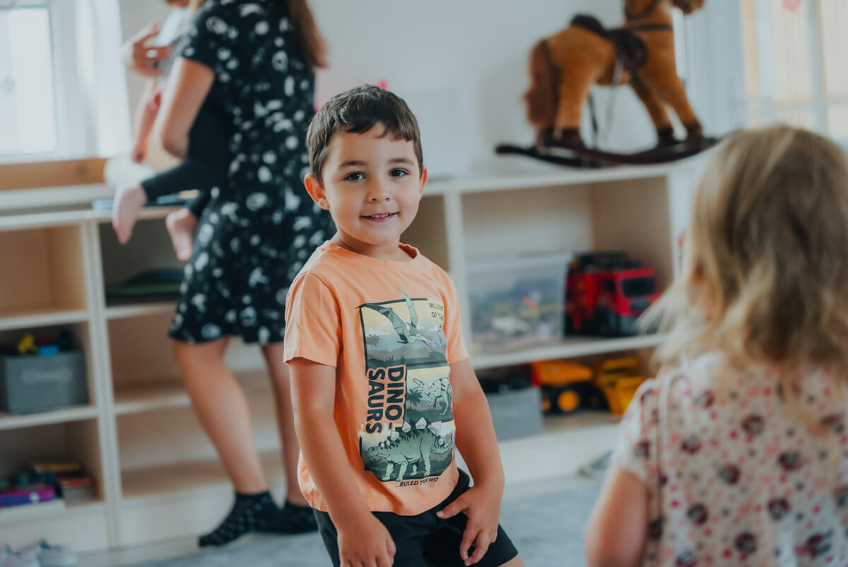 Fotografie - děti v dětské skupině