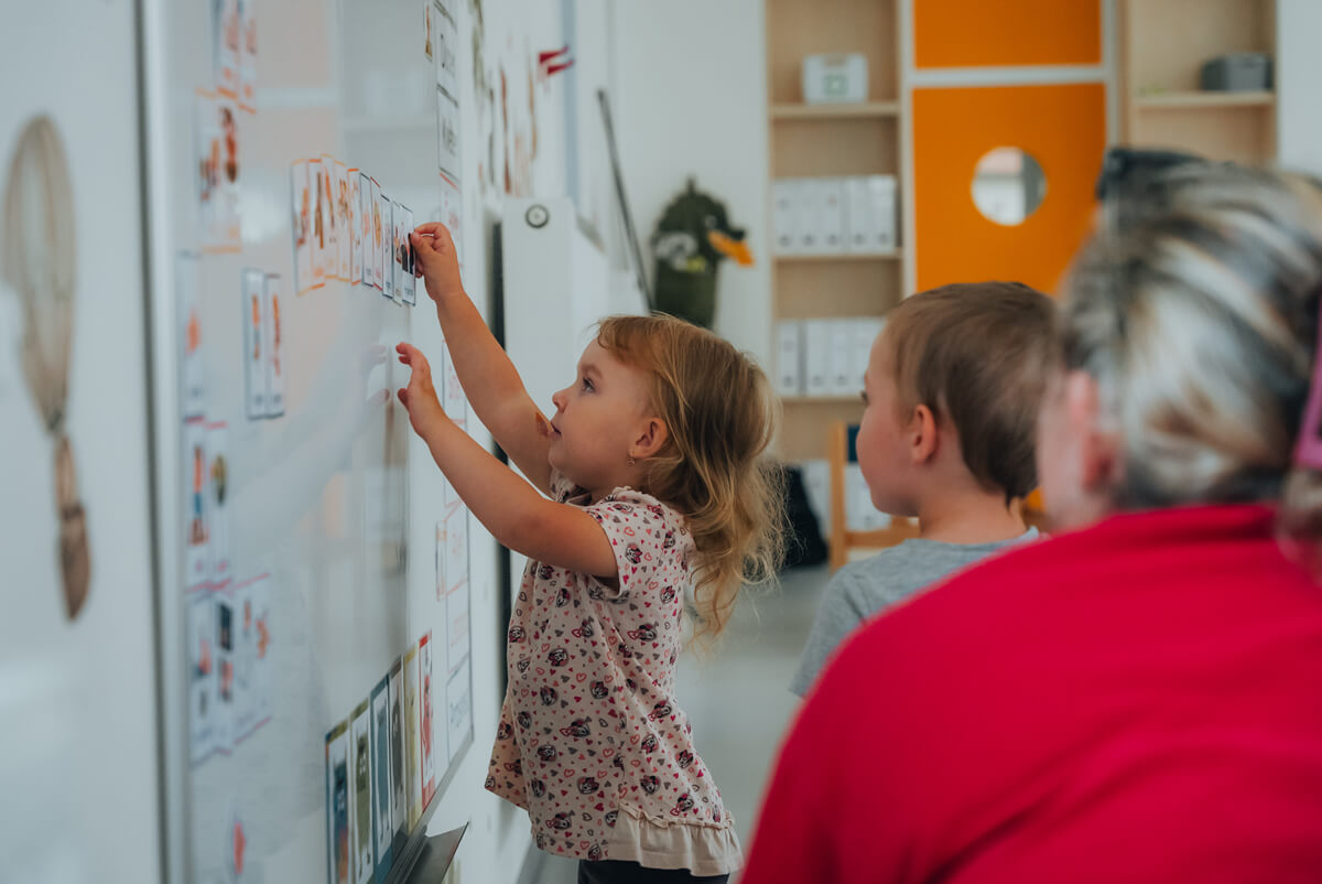 Fotografie - děti v dětské skupině